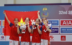 ĐT bóng rổ nữ 3x3 Việt Nam vỡ òa khi giành HCV lịch sử ở SEA Games 32