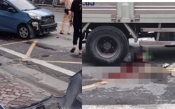 Va chạm giao thông ở Hà Nội, người đàn ông tử vong dưới gầm xe tải