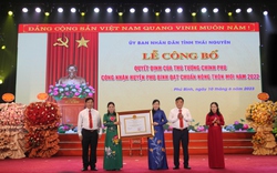 Huyện đầu tiên của tỉnh Thái Nguyên đón Bằng công nhận huyện nông thôn mới