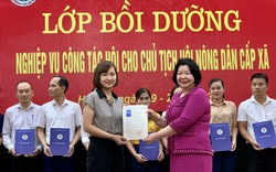 Trường Cán bộ Hội Nông dân Việt Nam bế giảng lớp bồi dưỡng nghiệp vụ công tác Hội cho Chủ tịch Hội Nông dân xã