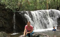 Một dòng suối đẹp ở Phú Quốc của Kiên Giang, các thác nước nhỏ bất chợt hiện ra, nhiều người tìm đến