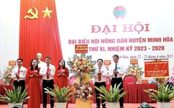 Đại hội Hội Nông dân huyện Minh Hóa: Nông dân góp gần 160.000 m2 đất làm nông thôn mới