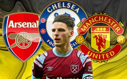 West Ham sẵn sàng bán Declan Rice cho Arsenal, M.U