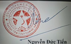 Thanh tra tỉnh Quảng Nam "thừa nhận" con dấu đóng trong văn bản phát hành thiếu ký hiệu quần đảo Hoàng Sa