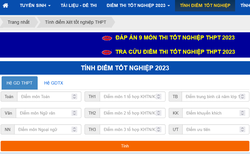 Công cụ tính điểm tốt nghiệp, trang web tra cứu điểm tốt nghiệp THPT 2023 chuẩn nhất