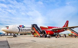 Máy bay lớn của Vietjet khoác lên mình biểu tượng du lịch Việt Nam