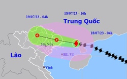 Bão số 1 giảm cấp, giật cấp 14, cách Móng Cái 140km, tiến nhanh về đất liền