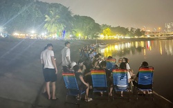 Người dân than thở quán nước bủa vây bờ hồ Linh Đàm, lãnh đạo phường đông dân nhất Hà Nội nói gì?