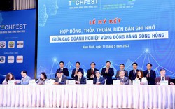 Techfest vùng Đồng bằng sông Hồng năm 2023: Ký 5 hợp đồng giao dịch công nghệ với tổng giá trị gần 50 tỷ đồng