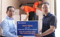 Sacombank ủng hộ 72.300 liều vắc-xin hướng tới trẻ em vùng núi