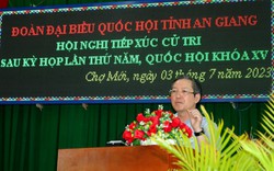 Tiếp xúc cử tri tại An Giang, Chủ tịch BCH T.Ư Hội Nông dân Việt Nam trả lời về giá cả vật tư nông nghiệp