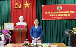 Đoàn công tác Trung ương Hội Nông dân Việt Nam làm việc với Hội Nông dân tỉnh Hà Nam