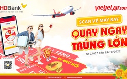 Bay Vietjet, nhận ngay hoàn tiền và gần 9.000 giải thưởng cùng HDBank