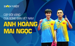 Cặp đôi vàng của bóng bàn Việt Nam Đinh Anh Hoàng - Trần Mai Ngọc: "Bí quyết thành công là… không biết sợ"