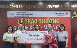 Một khách hàng ở Khánh Hòa trúng Jackpot hơn 40 tỷ đồng 