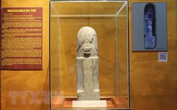Cổ vật đá sa thạch ngàn tuổi phát lộ năm 1986 ở một xã là Bảo vật Quốc gia thứ mấy của tỉnh An Giang?