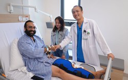 Bệnh nhân Ấn Độ bị vỡ mâm chày gối, sau 3 ngày phẫu thuật kết hợp xương sinh học được xuất viện