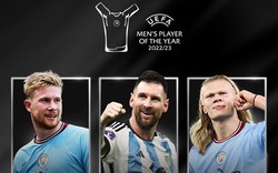Vì sao Messi lọt top 3 đề cử Cầu thủ xuất sắc nhất năm của UEFA?
