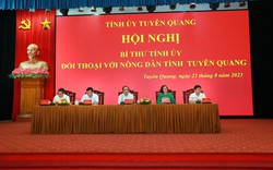 Bí thư Tỉnh ủy Tuyên Quang Chẩu Văn Lâm đối thoại với nông dân: Bổ sung ngay 3 tỷ đồng vào Quỹ HTND
