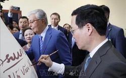 Chủ tịch nước, Tổng thống Kazakhstan thăm làng nghề gốm Chu Đậu, Hải Dương