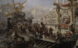 Naumachia: Trò chơi thủy chiến tắm máu người nô lệ La Mã
