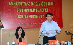 Đại tướng Lương Cường và Đoàn công tác của Bộ Chính trị kiểm tra tại Ban Cán sự Đảng Bộ Y tế