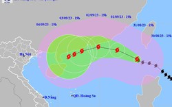 Bão số 3 - bão SAOLA giật trên cấp 17 hướng vào Vịnh Bắc Bộ
