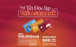 Vui Tết độc lập, tất bật nhận quà cùng Agribank