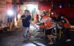 Khoảng 40 người thương vong trong vụ cháy chung cư mini ở Hà Nội