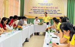 Agribank Quảng Trị phối hợp tổ chức Hội nghị thanh toán song phương Việt - Lào