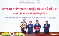 Hải Phòng trao Giấy chứng nhận đăng ký đầu tư cho các dự án trong KCN, Khu kinh tế trị giá hơn 1 tỷ USD