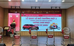 Agribank Nam Đà Nẵng quay số mở thưởng đợt 2 Chương trình “Mừng sinh nhật – nhận xe sang”