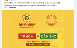 Chưa được phép, nhà xe Thành Bưởi vẫn bán vé trên mạng 