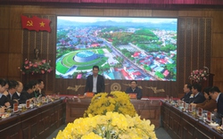 Bộ trưởng Bộ Tài nguyên và Môi trường làm việc với tỉnh Điện Biên 