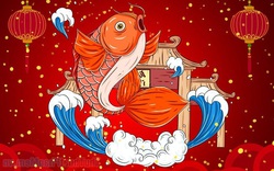 Năm rồng, "cá chép hóa rồng" tại hội hoa Tao Đàn