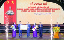 Công bố quyết định của Thủ tướng Chính phủ công nhận thành phố Đông Hà là đô thị loại II