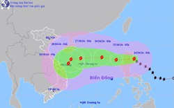 Tin mới nhất về bão Trà Mi: Đang tiến vào biển Đông và mạnh lên, cường độ cực đại đạt cấp 12, giật cấp 15