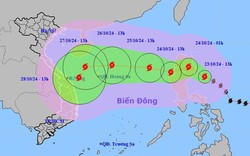 Bão TRAMI di chuyển nhanh theo hướng Tây Tây Bắc, khả năng tiến thẳng vào biển miền Trung