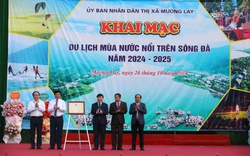 Khai mạc Du lịch mùa nước nổi trên sông Đà năm 2024-2025