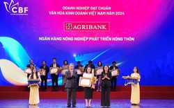 Agribank vinh dự được công nhận "Doanh nghiệp đạt chuẩn văn hóa kinh doanh Việt Nam" năm 2024