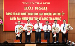 4 nhân sự lãnh đạo ở Thái Bình được điều động, bổ nhiệm giữ chức vụ mới