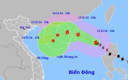 Tin bão mới nhất: Cập nhật về hướng đi, cường độ của bão số 8 trên biển Đông