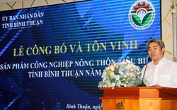 Công bố và tôn vinh 30 sản phẩm công nghiệp nông thôn tiêu biểu năm 2024 ở Bình Thuận