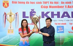 Giải bóng đá học sinh THPT Hà Nội - Báo An ninh Thủ đô 2024 chính thức khai mạc