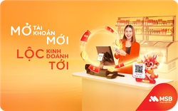 MSB ưu đãi chủ kinh doanh mở mới tài khoản thanh toán M-Pro 