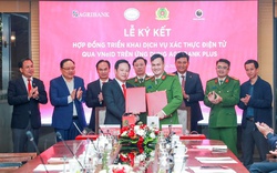 Agribank và Trung tâm RAR - Bộ Công an ký kết triển khai dịch vụ xác thực điện tử qua VNeID trên Agribank Plus