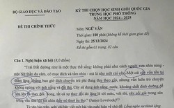 Đề thi Văn chọn học sinh giỏi Quốc gia 2024 có gì mà thí sinh than khó?