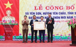 Yên Châu có thêm một xã đạt chuẩn nông thôn mới