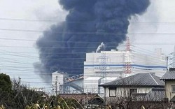 Clip: Nổ lớn gây hỏa hoạn tại nhà máy nhiệt điện ở miền Trung Nhật Bản