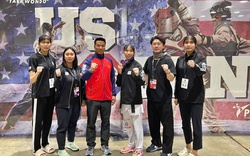 Nữ võ sĩ taekwondo Trương Thị Kim Tuyền giành HCB trên đất Mỹ